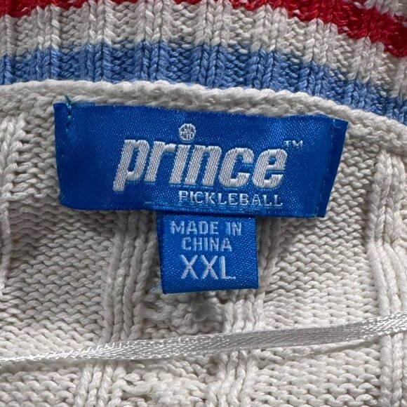 Prince x Target Pickleball Tennis Preppy Cable Knit Women's Cardigan (Size XXL) - Picture 8 of 14